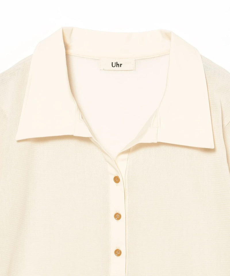 Sheer Tulle Polo