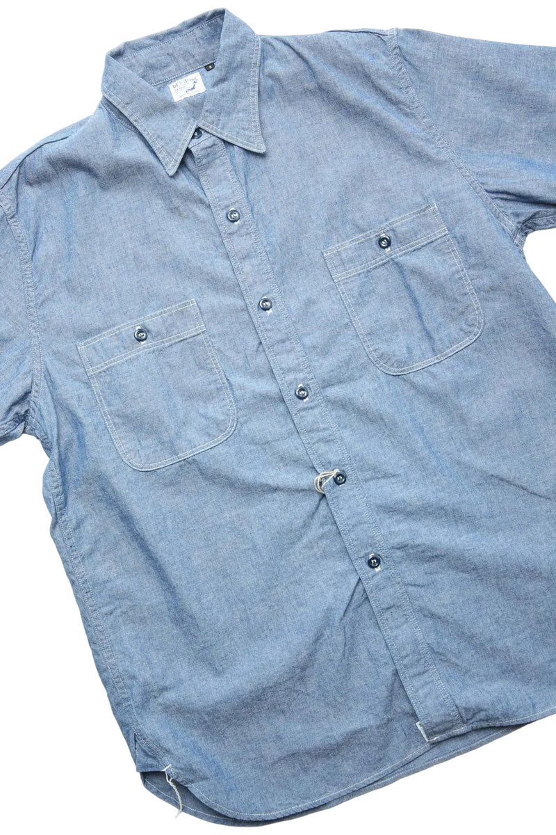 Short Sleeve Chambray Work Shirt