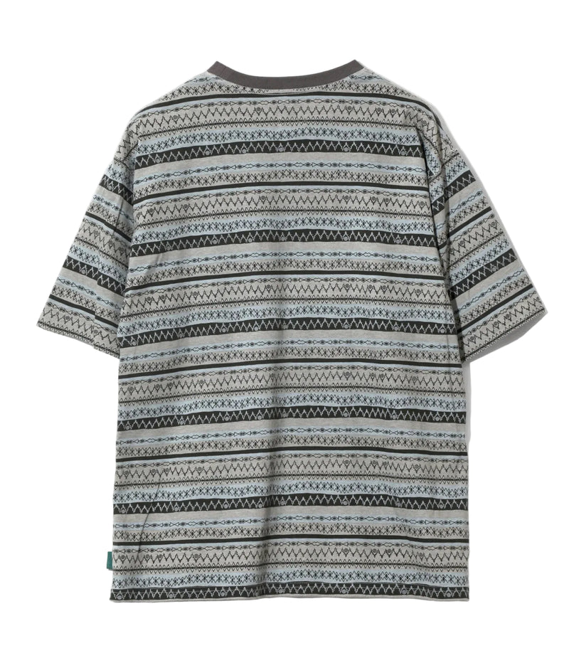 Stripe Jersey Short Sleeve Crew Neck Tee