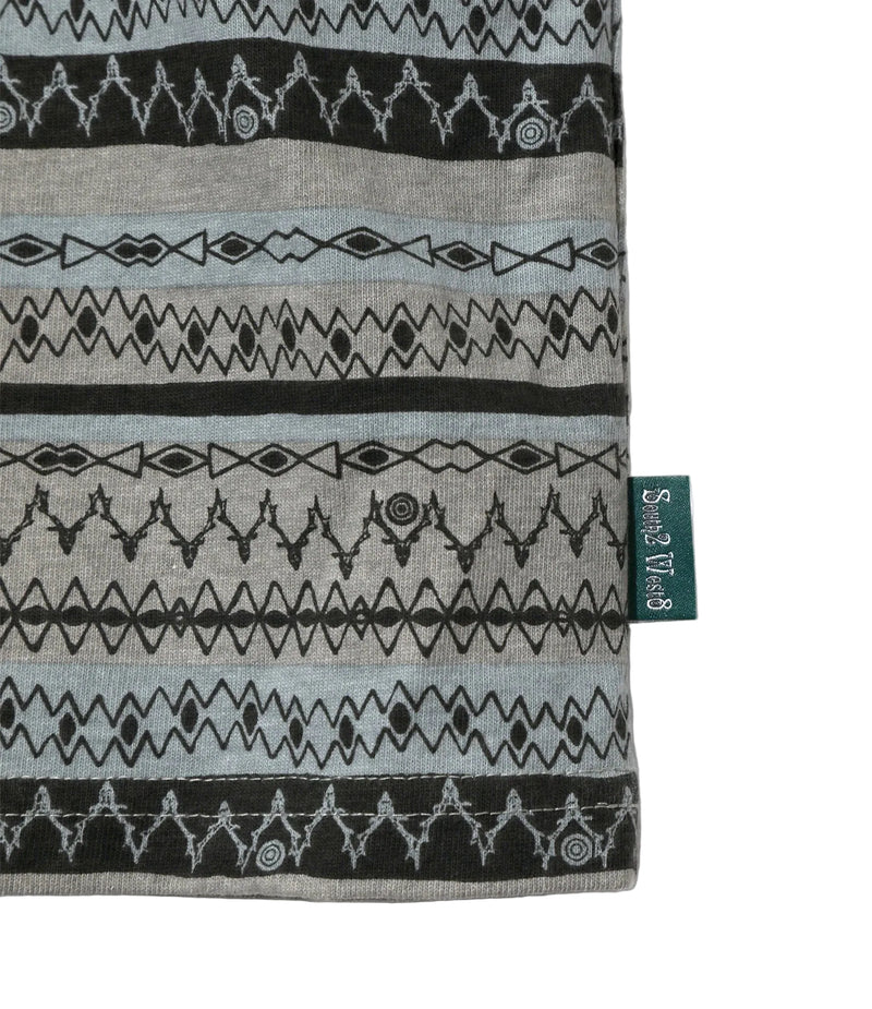 Stripe Jersey Short Sleeve Crew Neck Tee