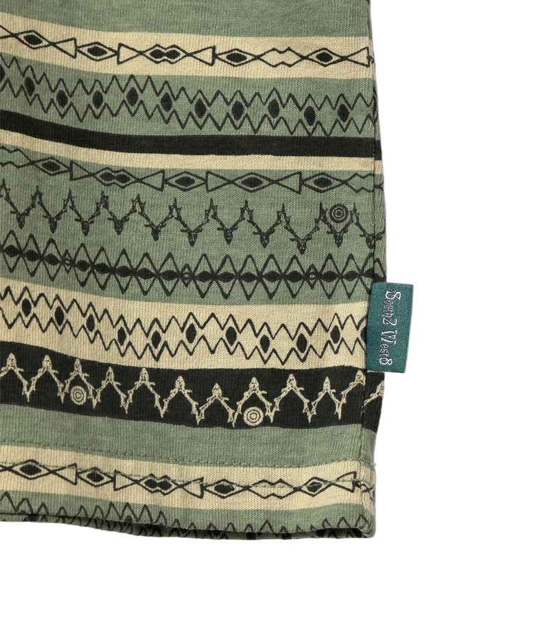 Stripe Jersey Short Sleeve Crew Neck Tee