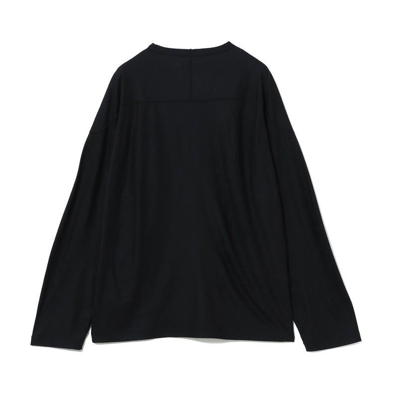 Teddy Wool Jersey Long Sleeve Tee