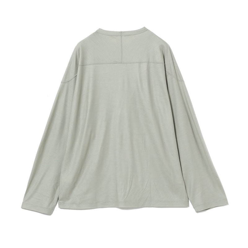 Teddy Wool Jersey Long Sleeve Tee