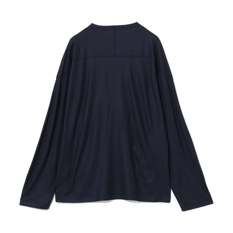 Teddy Wool Jersey Long Sleeve Tee