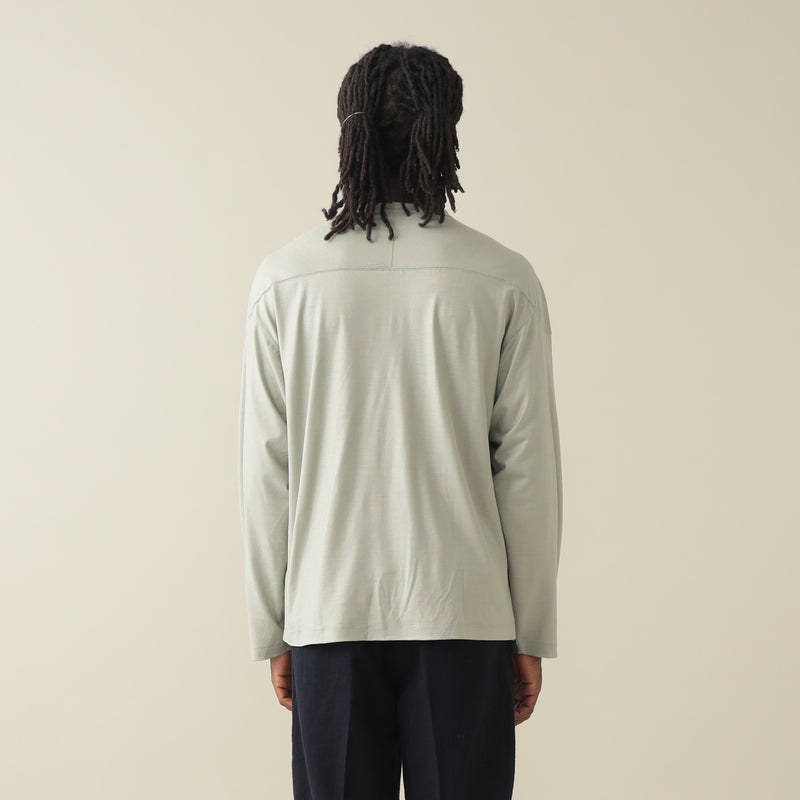 Teddy Wool Jersey Long Sleeve Tee