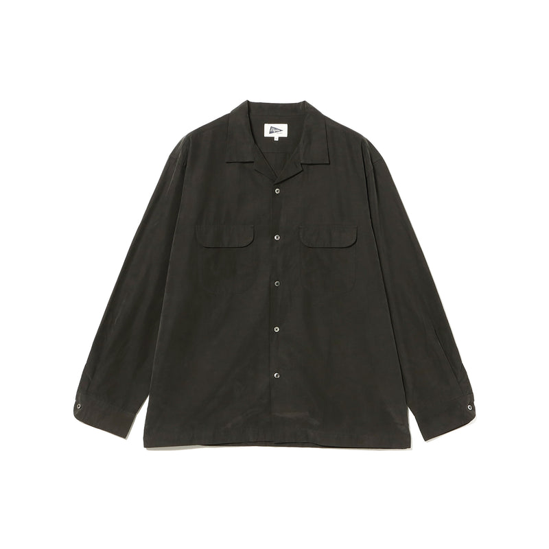 Vincent Long Sleeve Cupro Cotton Shirt