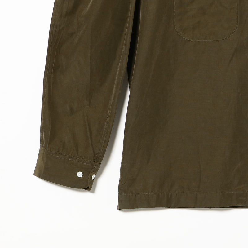 Vincent Long Sleeve Cupro Cotton Shirt