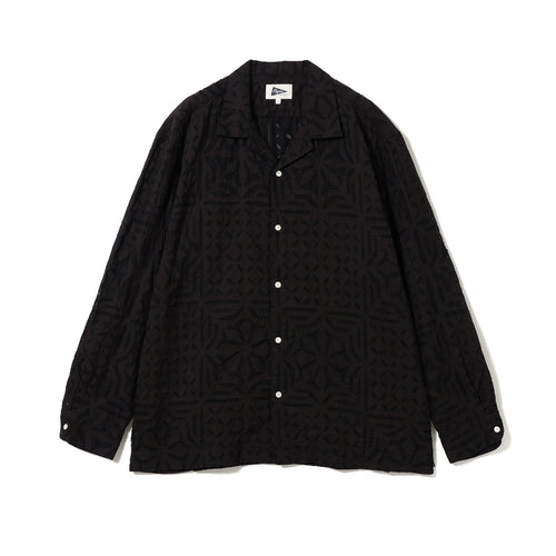 Vincent Long Sleeve Reverse Appliqué Shirt