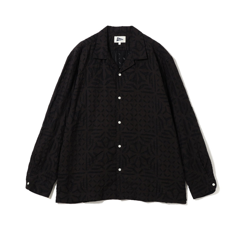 Vincent Long Sleeve Reverse Appliqué Shirt