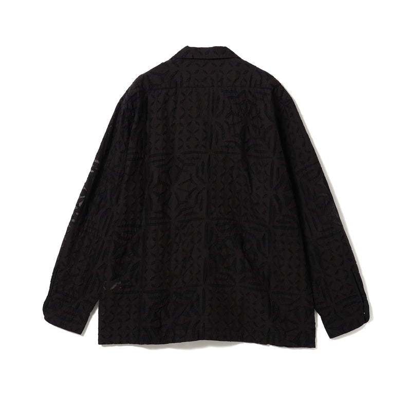 Vincent Long Sleeve Reverse Appliqué Shirt