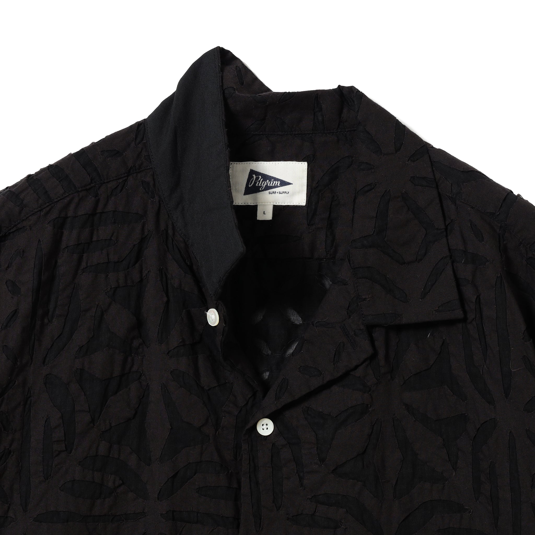 Vincent Long Sleeve Reverse Appliqué Shirt