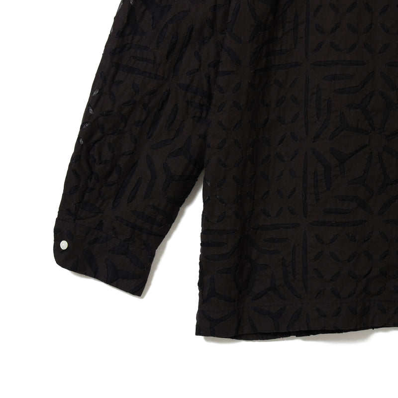 Vincent Long Sleeve Reverse Appliqué Shirt