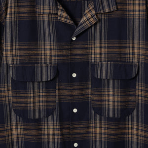  Vincent Nep Herringbone Plaid Shirt 