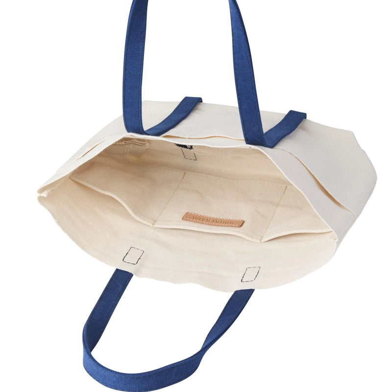 Washed Canvas 2-Tone Tote