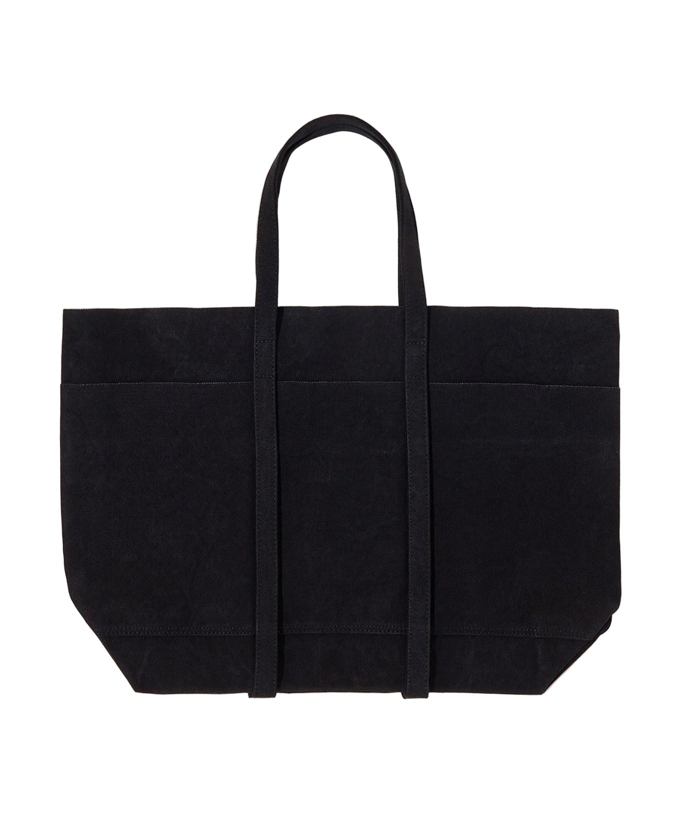 Washed Canvas 6 Pockets Tote Large