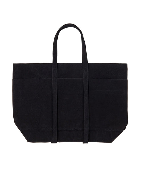 Washed Canvas 6 Pockets Tote Large