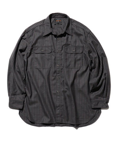 WORK Uniform Serge Pin Stripe Shirt