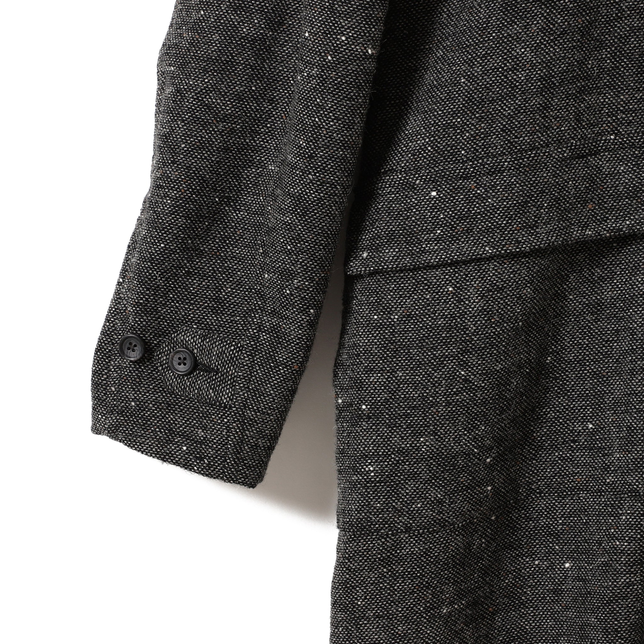 Cal Herringbone Balmacaan Coat