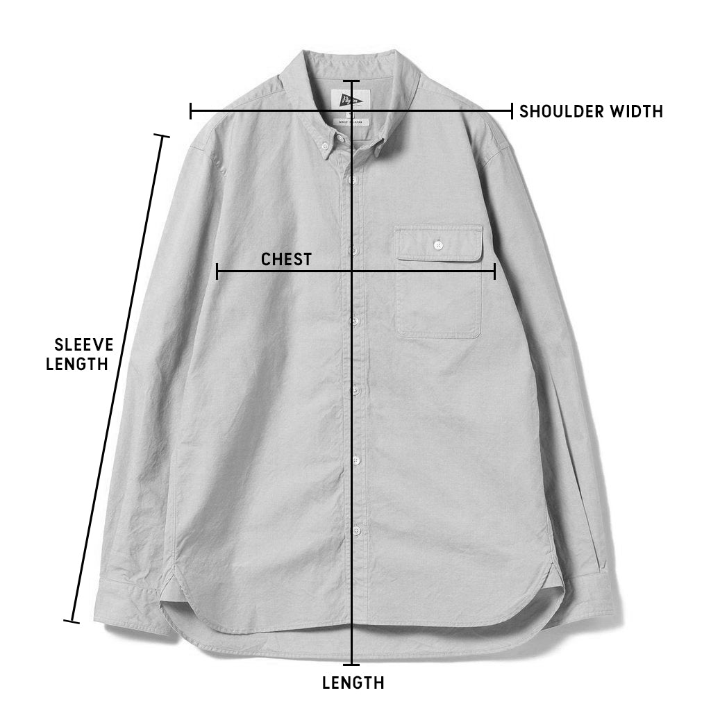 Men's LS Shirt Size Guide