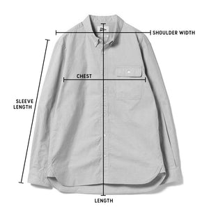  Men's LS Shirt Size Guide 