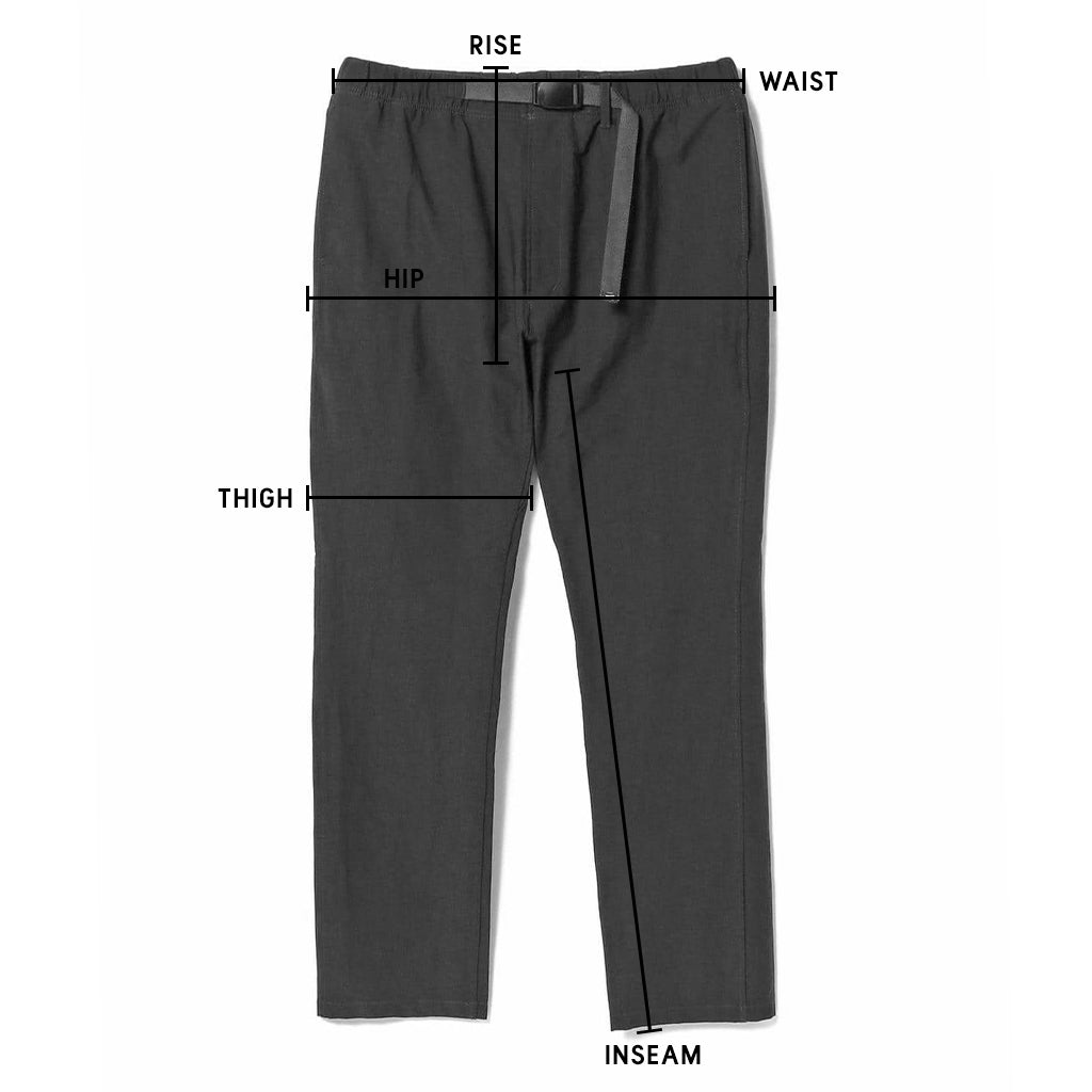 Men's Pants Size Guide