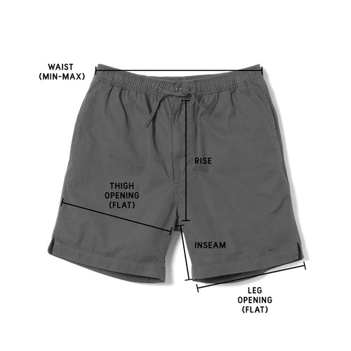 Men's Walkshort Size Guide