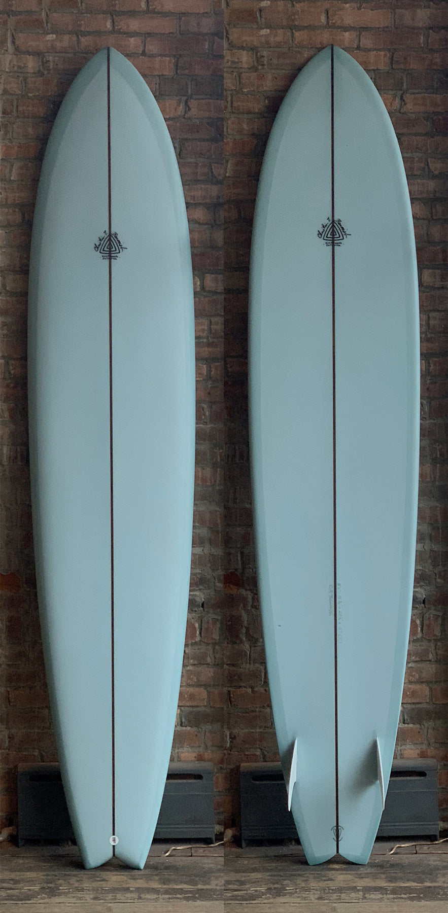 8'2" Swallow Tail Twin Fin