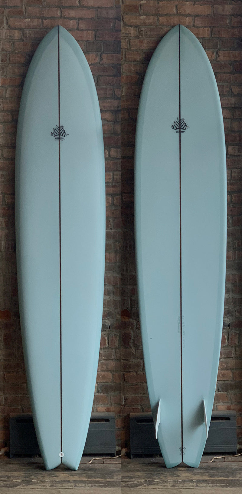 8'2" Swallow Tail Twin Fin