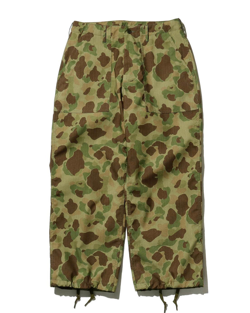 Camo Print Military Trouser